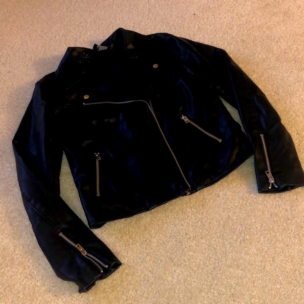 Divided H&M leather jacket